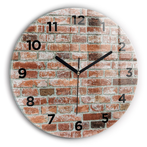 Orologio rotondo Muro di mattoni