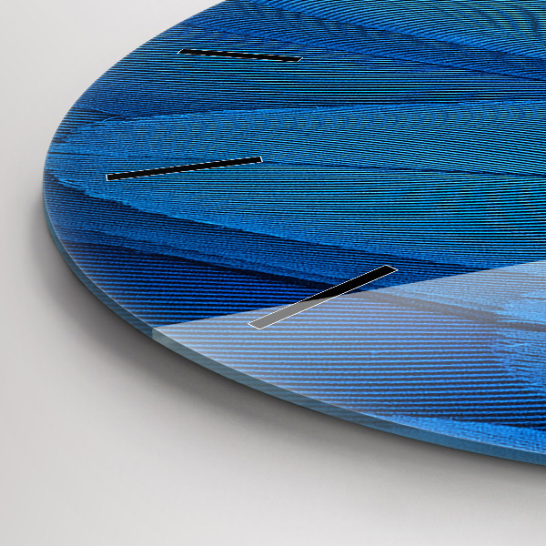 Orologio rotondo Piuma di uccello