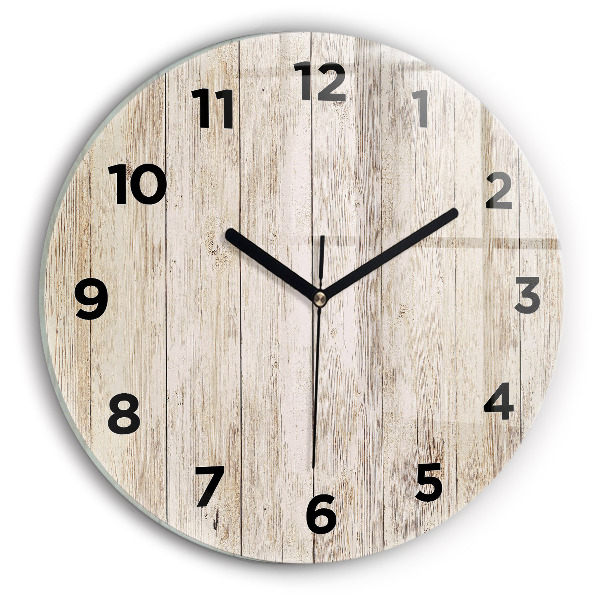Orologio rotondo Pannelli in legno