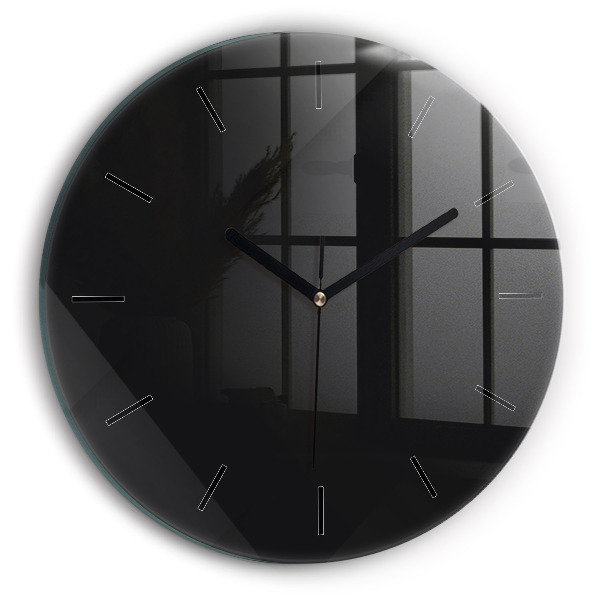 Orologio rotondo Modello di parete scura
