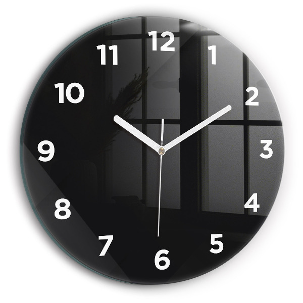 Orologio rotondo Modello di parete scura