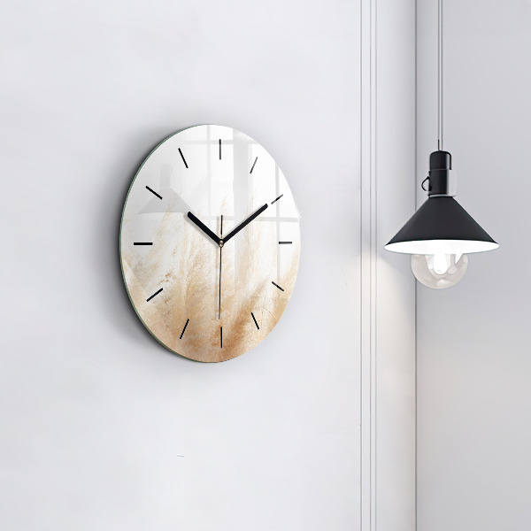 Orologio rotondo Spighe di grano