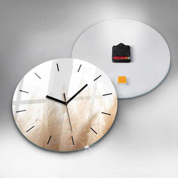 Orologio rotondo Spighe di grano