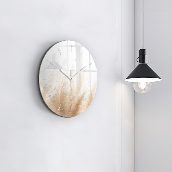 Orologio rotondo Spighe di grano