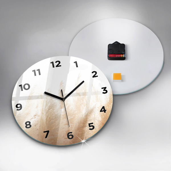Orologio rotondo Spighe di grano