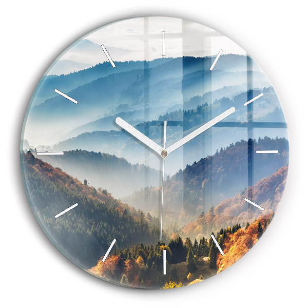 Orologio rotondo Paesaggio montano