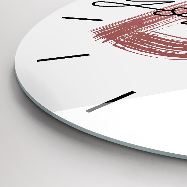 Orologio rotondo La scritta Sii te stesso