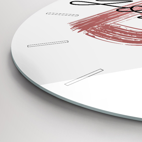 Orologio rotondo La scritta Sii te stesso