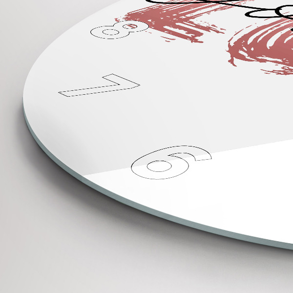 Orologio rotondo La scritta Ama te stesso