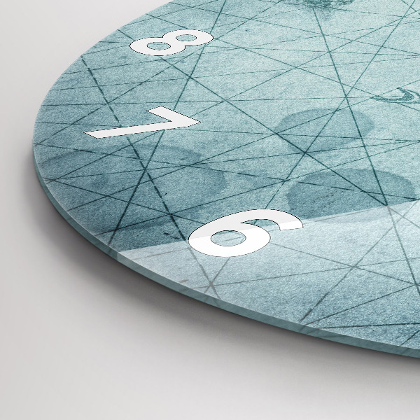 Orologio rotondo Mappa d'epoca