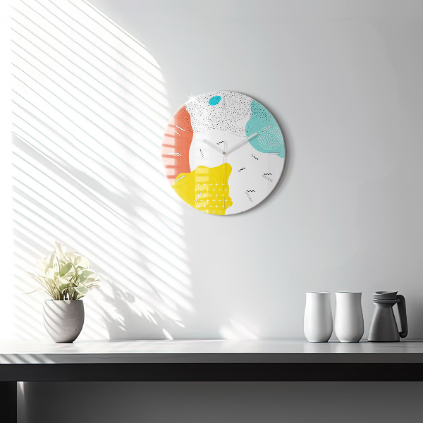 Orologio rotondo Astrazione POP
