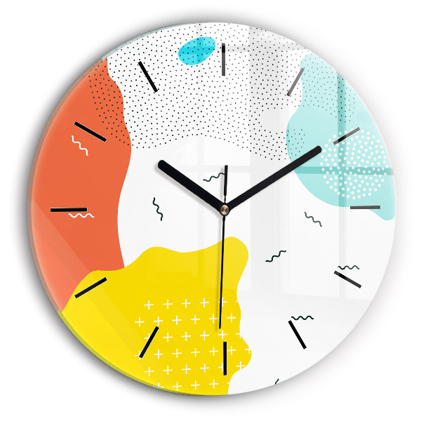 Orologio rotondo Astrazione POP