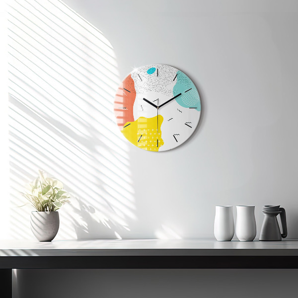 Orologio rotondo Astrazione POP