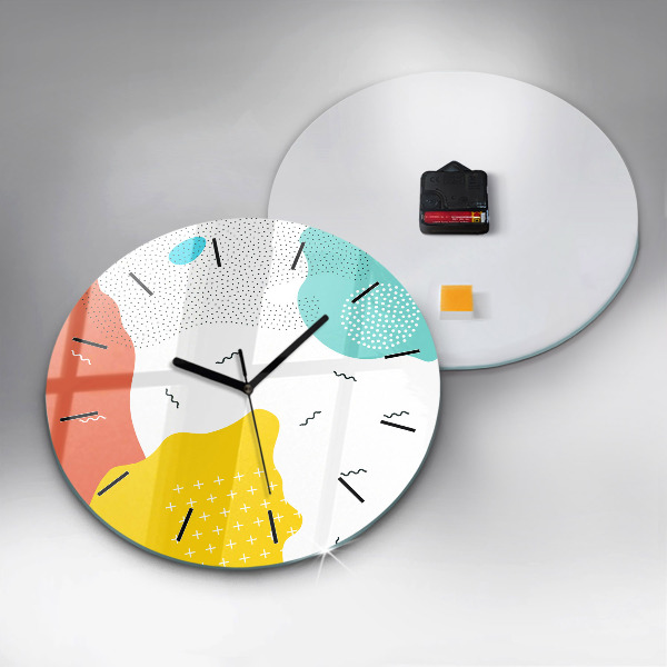Orologio rotondo Astrazione POP
