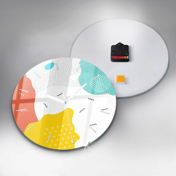 Orologio rotondo Astrazione POP