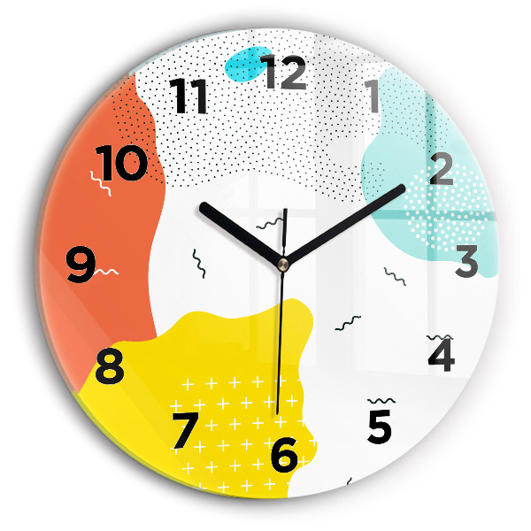 Orologio rotondo Astrazione POP