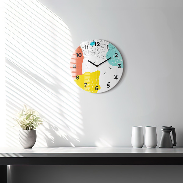 Orologio rotondo Astrazione POP