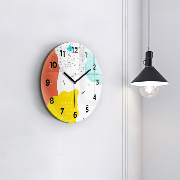 Orologio rotondo Astrazione POP