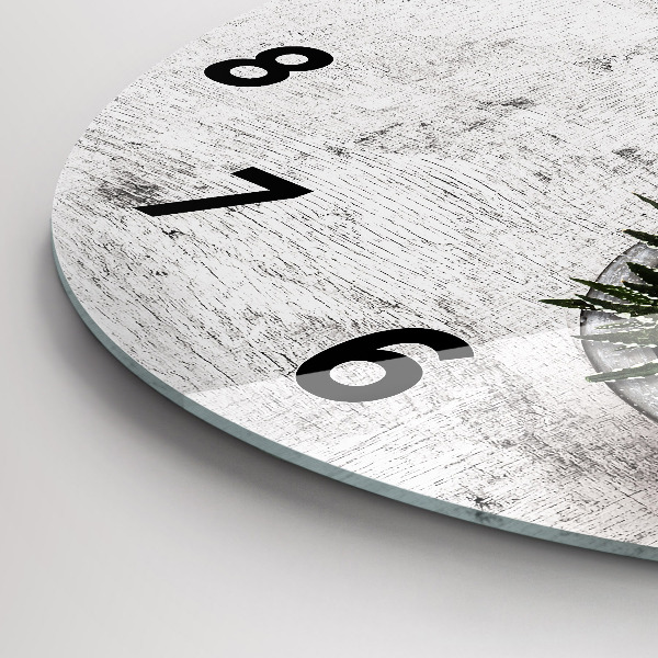 Orologio rotondo Piante ornamentali