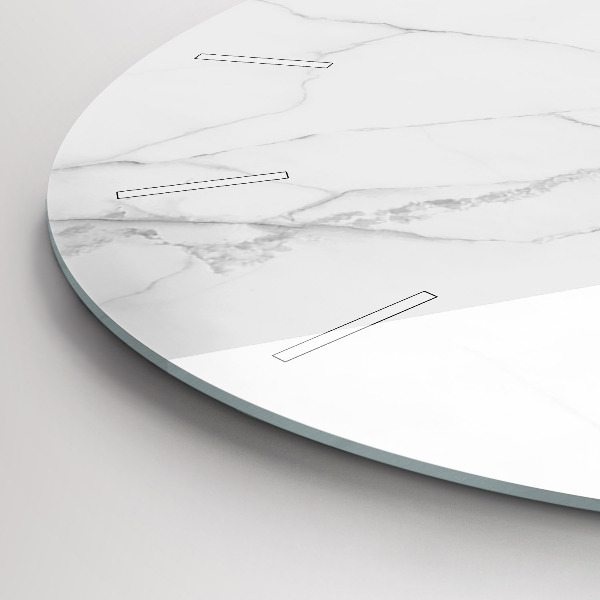 Orologio rotondo Marmo decorativo