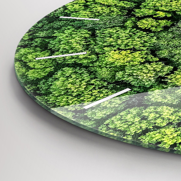 Orologio rotondo Foresta dall'alto