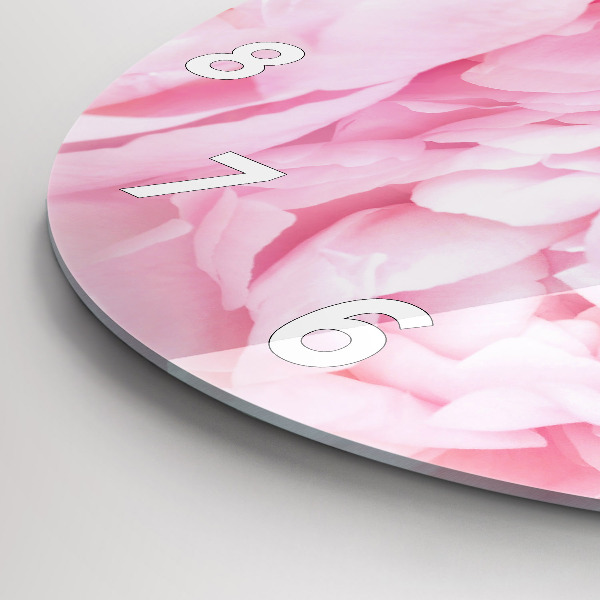 Orologio rotondo Fiori che sbocciano