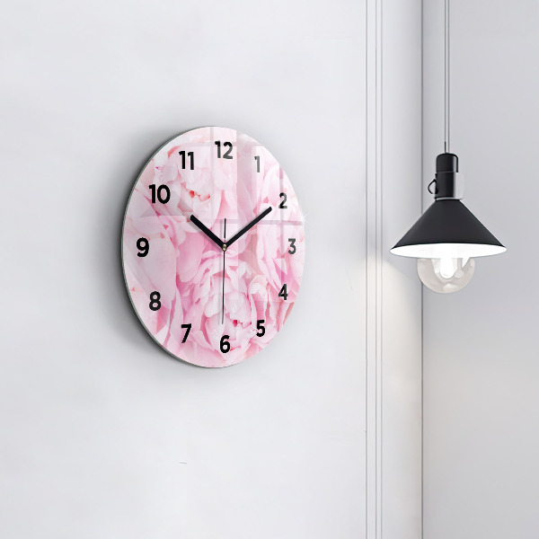 Orologio rotondo Fiori che sbocciano