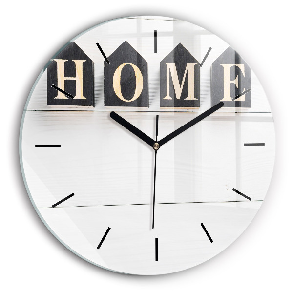 Orologio rotondo La casa dell'iscrizione