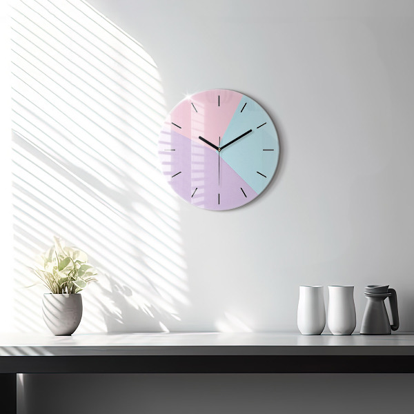 Orologio rotondo Motivo pastello