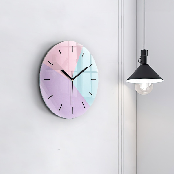 Orologio rotondo Motivo pastello
