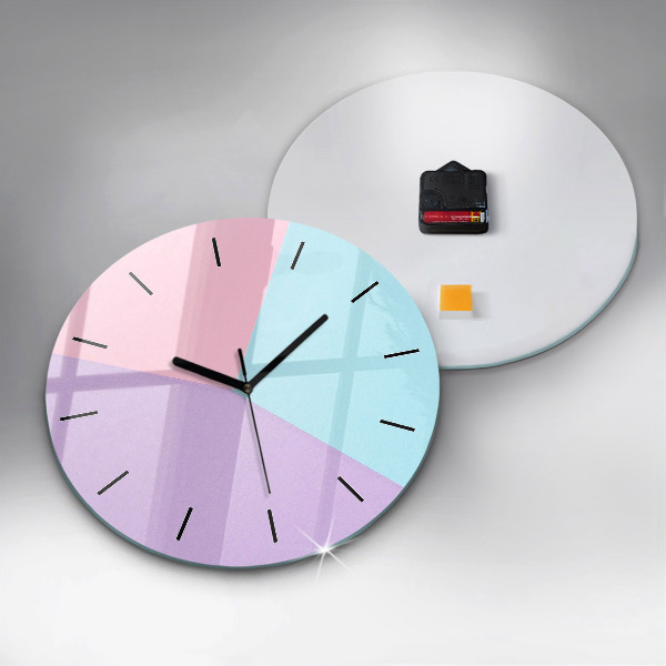 Orologio rotondo Motivo pastello
