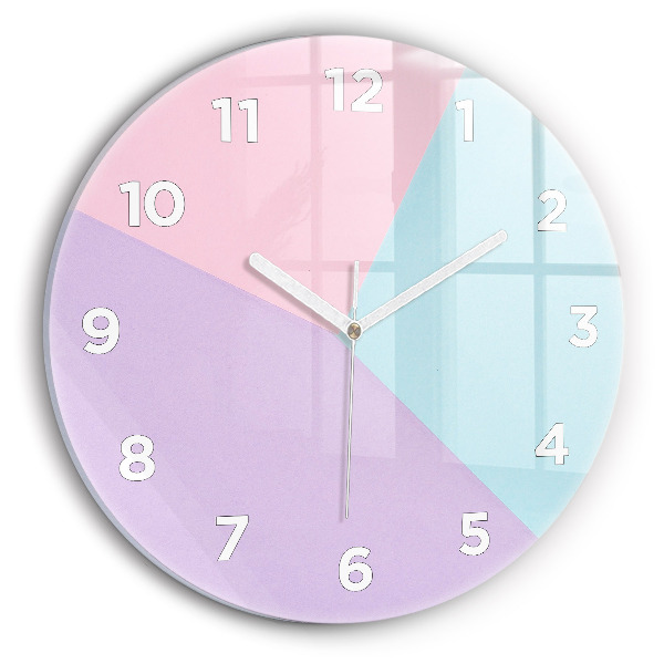 Orologio rotondo Motivo pastello