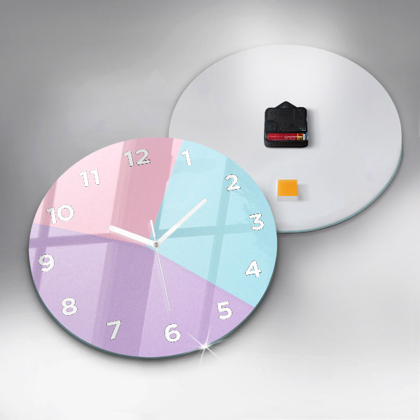 Orologio rotondo Motivo pastello