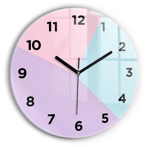 Orologio rotondo Motivo pastello