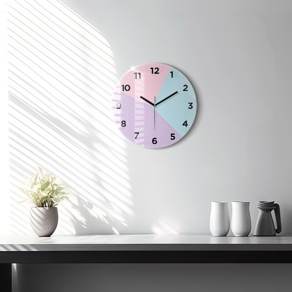 Orologio rotondo Motivo pastello