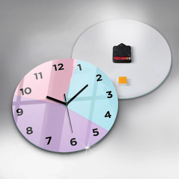 Orologio rotondo Motivo pastello