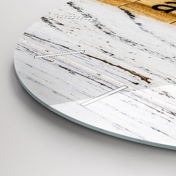 Orologio rotondo L'iscrizione Famiglia