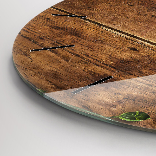 Orologio rotondo Legno rustico