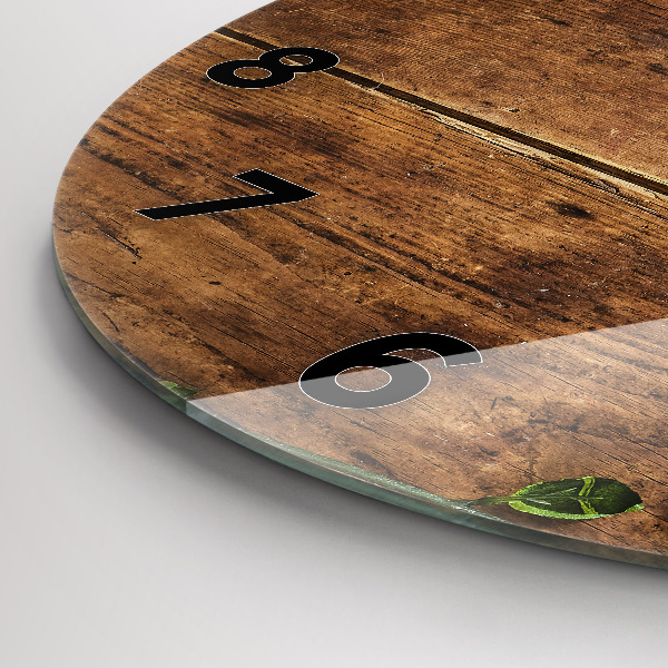 Orologio rotondo Legno rustico