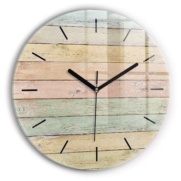 Orologio rotondo Tavole colorate