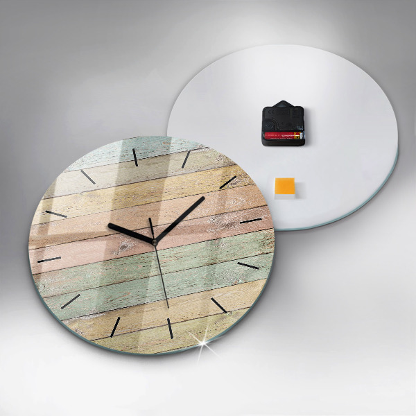 Orologio rotondo Tavole colorate