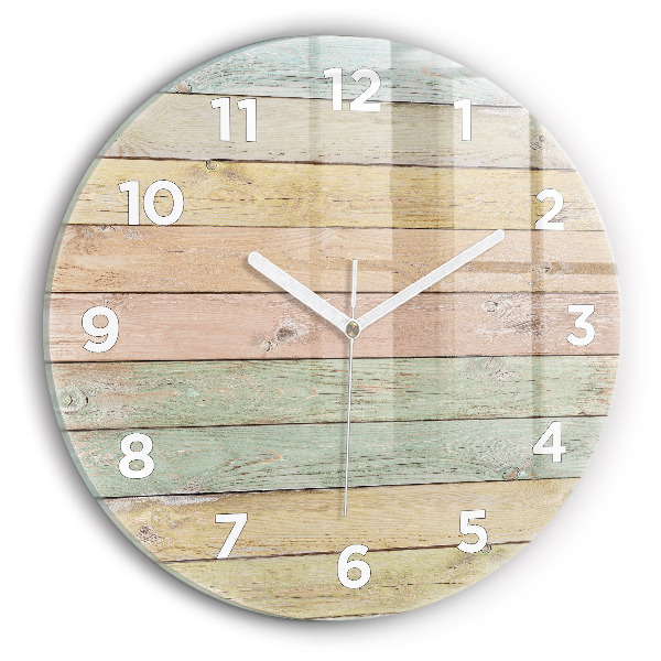 Orologio rotondo Tavole colorate