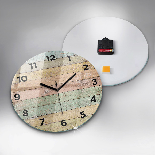 Orologio rotondo Tavole colorate
