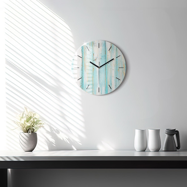 Orologio rotondo Tavole blu