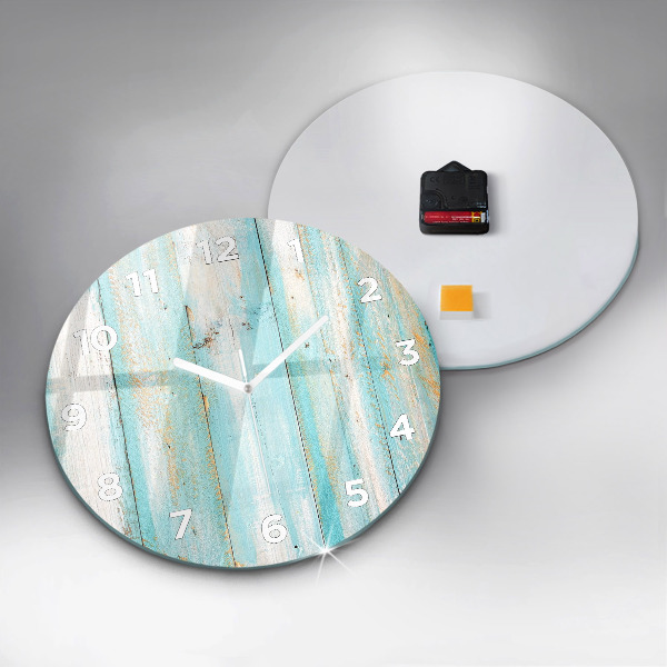 Orologio rotondo Tavole blu