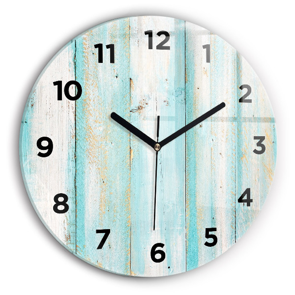 Orologio rotondo Tavole blu