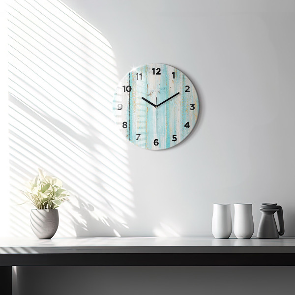 Orologio rotondo Tavole blu