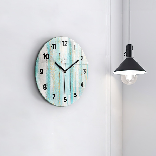 Orologio rotondo Tavole blu