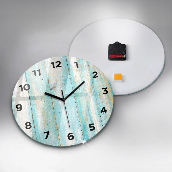 Orologio rotondo Tavole blu