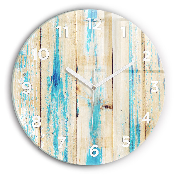 Orologio rotondo Legno graffiato